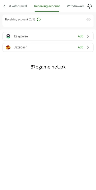 75Pak Payment accounts