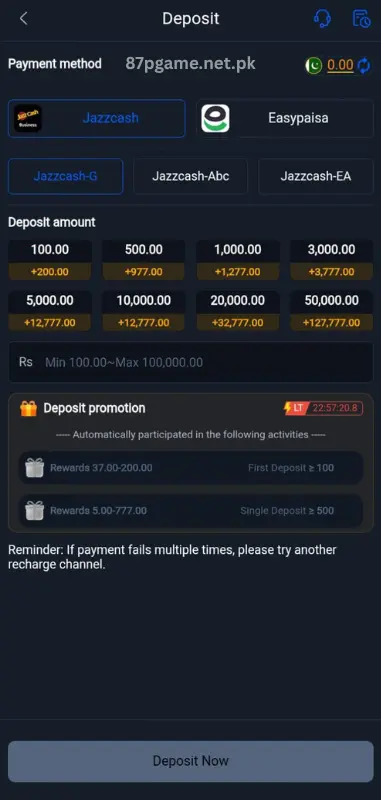 OK37 Game Deposit