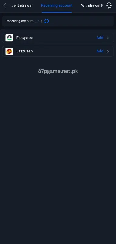 OK37 Game Payment accounts