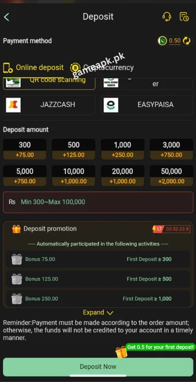 ty777-game-deposit-section